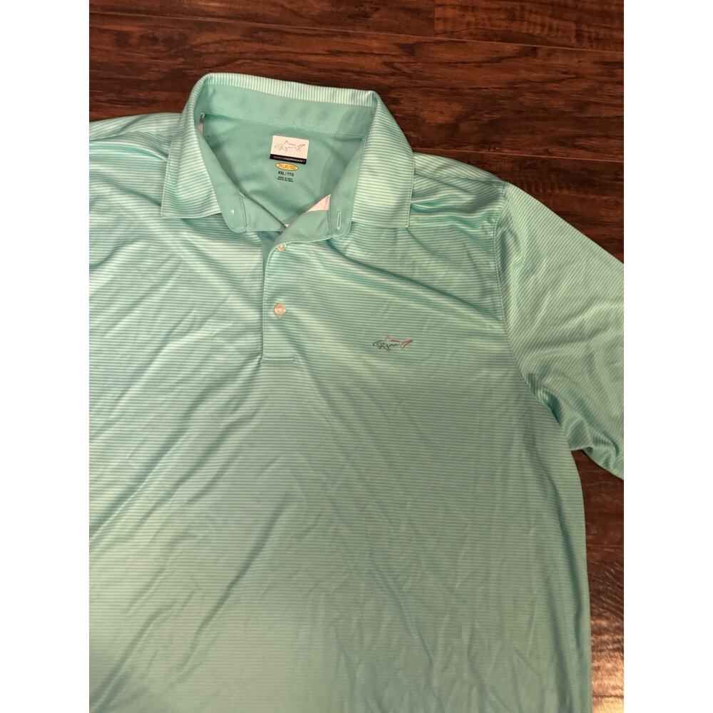 Greg Norman Golf Polo Shirt Mint Green Mens Sz: XXL - Picture 2 of 6